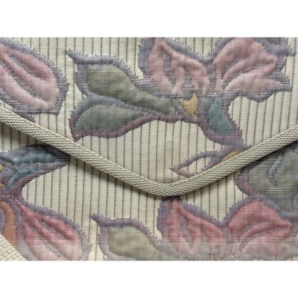Vintage Fiona Made In Italy Floral Quilted Clutch Shoulder Bag - Picture 2 of 6